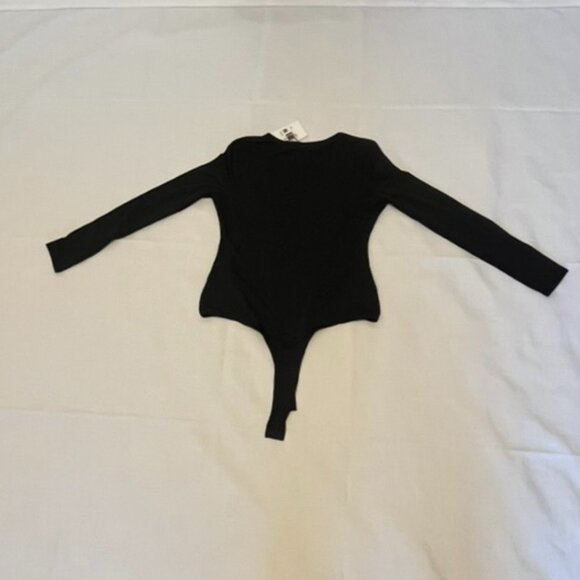New with Tag Gret Lab Long Sleeve Soft Bodysuit in Black Size Large - Picture 5 of 7
